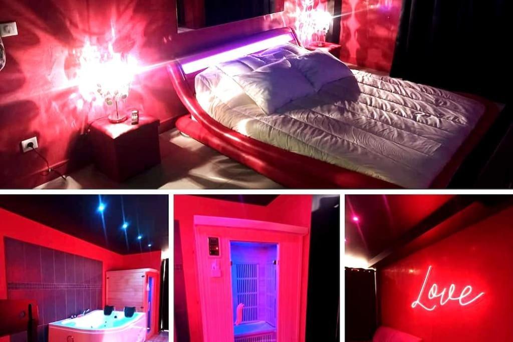 Appartement Balneo Et Sauna Prives The Red Room Mauguio Ngoại thất bức ảnh